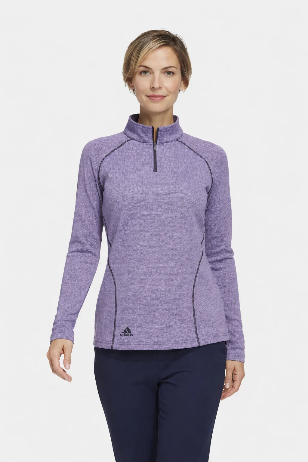 sweter damski - 1/4-Zip Golf Pullover