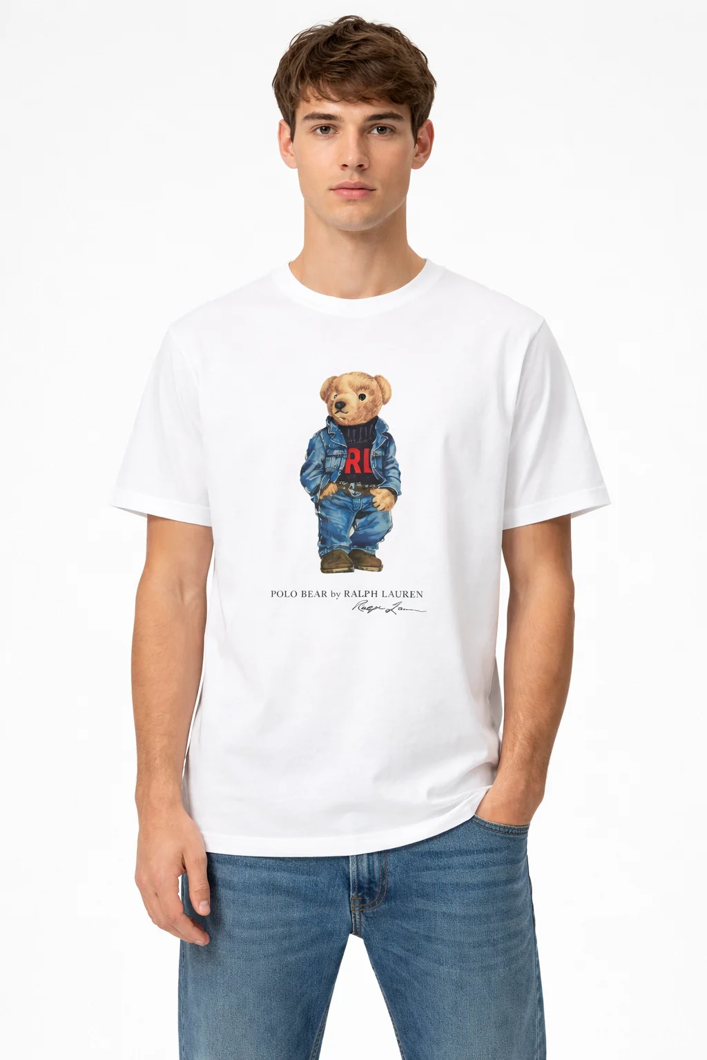 t-shirt męski - Regular Fit